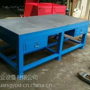 30mm厚铸铁台面钳工检测平台 审模台 模具修模桌常用尺寸