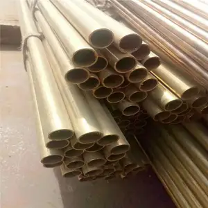 供应广州耐腐蚀铝黄铜管冷凝器铜管16*1.2铜管 紫铜管加工