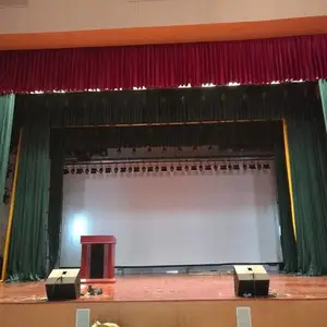 北京舞台幕布背景舞台幕布定做学校舞台幕布礼堂会议背景幕布办公单位舞台幕布阻燃舞台幕布