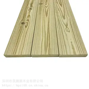 东莞芬兰防腐木户外地板条建筑实木材料工厂直销—深圳昆鹏展