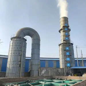 砖窑净化脱硫塔 臻柏PP脱硫设备 材质耐用 电厂脱硫塔