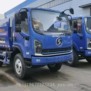 陕汽德龙出口型6立方压缩垃圾车 4*4驱动以品质拓荒全球环卫市场