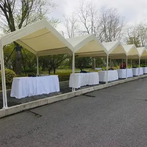 杭州网红市集帐篷租赁 创意夜市摊位尖顶帐篷上门搭建出租