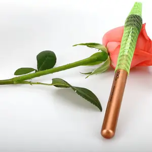 化妆刷非PE可堆肥包装网防炸毛 生物降解玫瑰花保护套网套收纳网袋