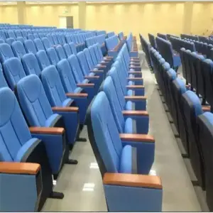 跃羚 礼堂椅 翻板软包椅 加工生产电动可伸缩看台
