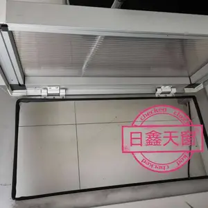 日鑫消防联动消防排烟天窗--无钉无胶圆拱侧开型采光排烟天窗--HZT自然通风器_厂家批发
