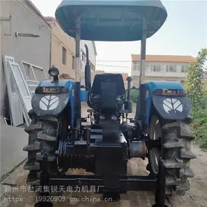 云南省 8吨横轴拖拉机绞磨 10吨横轴拖拉机牵引机 电力拖拉机绞磨型号 锐天电力