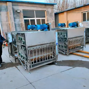 大鹅九辊打毛机 家禽屠宰九辊脱毛机 去毛干净省人工家禽脱毛机