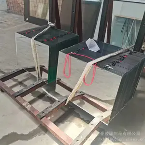 家具玻璃厂家定制加工4mm水银镜LED卫浴镜打砂边框镭雕开关按键来图来样加工