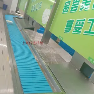 订做链片式餐盘输送机,碗筷收集传送带