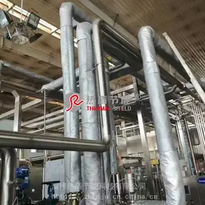 供应啤酒厂管道保温套,管道保温衣,节能降耗,绿色环保,方便检修,淄博,热盾定做