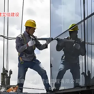 福州幕墙玻璃结构胶老化换胶 写字楼外墙防水补漏 整体幕墙换胶打胶