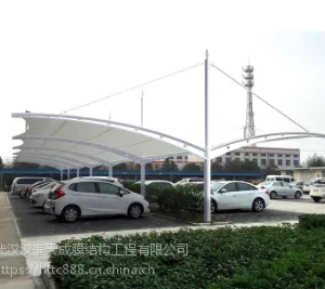 宜昌膜结构停车棚安装 宜昌充电桩停车棚膜结构安装