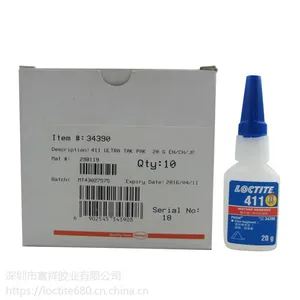 loctite 411��ˮ ͨ���� ��̩411˲�ɽ� �����Ͻ���ճ��