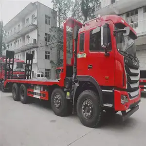 江淮挖机拖车前四后四平板车