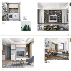 四川全屋定制家具画册设计、板材衣橱柜门板图册制作、榻榻米背景墙彩页印刷