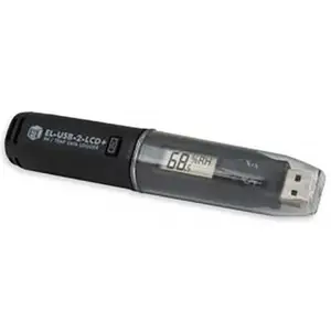 Lascar EL-USB-2-LCD 带显示温度湿度数据记录仪带软件导出数据-35-80°C精度±