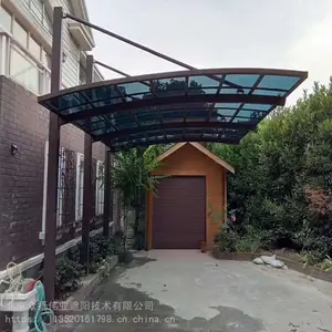 众扬伟业***耐力板铝合金户外停车棚cp-1672定制