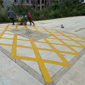 百色厂区消防通道划线,小区消防登高操作区施工