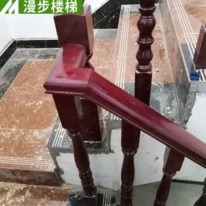 漫步家用耐腐蚀实木楼梯立柱 厂家定制批发