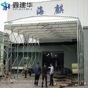 成都工厂雨棚户外推拉蓬环保喷漆蓬定制厂家电话地址多少