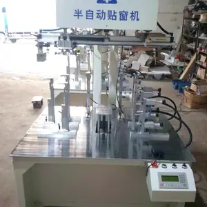 半自动贴窗机 东莞鑫乔丝网胶水机 半自动胶水丝印机
