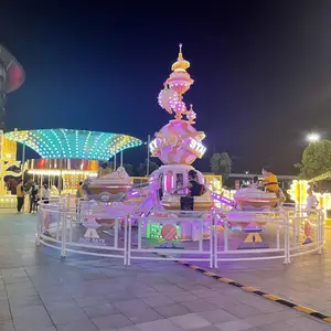 网红游乐设备，网红自控飞机，16人自控飞机，户外广场热门产品