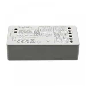 vilanlight五合一灯带控制器,单色/双色/RGB/RGBW/RGB+CCT灯条控制器,DC24V无频闪自动同步led控制器