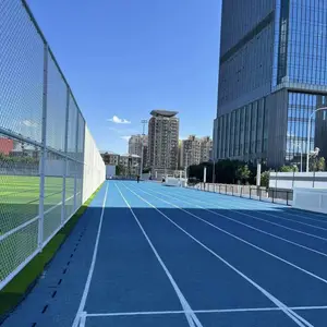奥人体育北京新国标透气混合塑胶跑道硅PU 球场幼儿园运动公园epdm颗粒包施工