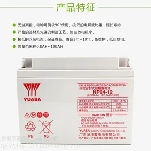 YUASA��ǳ ����NP24-12 12V24AHǦ��UPS��� UPS��Դ���
