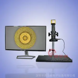高倍高清 HDMI 工业显微镜 带十字定位线 工业视频显微镜