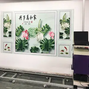深圳弘彩数码HC-T5三喷头3D墙面打印机