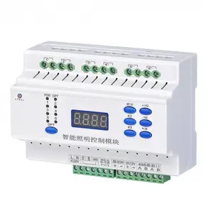 FLCS.RL.4.16A智能照明控制模块FLCS.RL.8.16A设备接线图