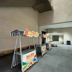 中秋国庆集市活动网红摊位木质摊位桌椅提供