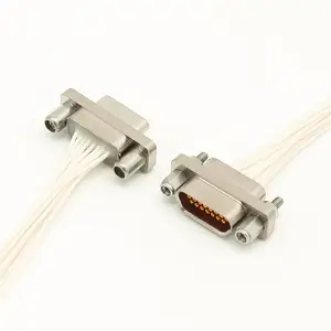 J30系列 J30J-15TJL_J30J-15ZKP 15芯矩形电连接器源头工厂,铝合金材质镀层化镀 快速插拔