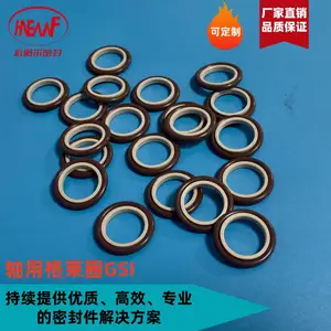 轴用格莱圈 四氟滑环 液压油缸活塞杆密封 耐磨耐高压 非标可定制