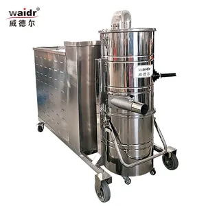 大吸力大风量工业吸尘器车间吸金属粉尘铁屑用吸尘机11KW