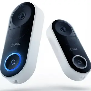 360可视门铃家用智能电子猫眼门镜远程带摄像头家用无线监控wifi摄像机防盗门镜对讲免打孔高清
