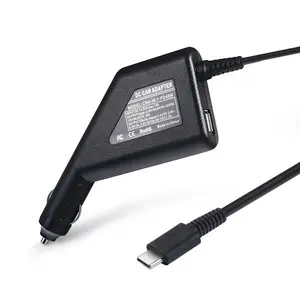 翔安手枪式车载充电器笔记本多功能电源适配器带5V USB手机充电器外壳