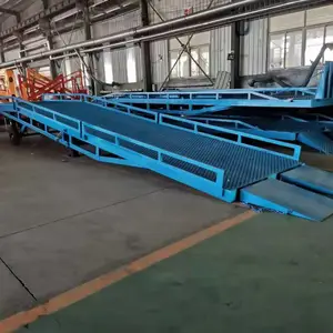 叉车装卸登高斜坡集装箱装卸货平台西藏物流集装箱货柜装卸平台谢谢惠顾