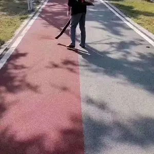 MMA彩色路面厂家 彩色透水路面 各种规格 鑫威