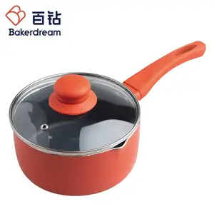 百钻小奶锅不粘锅家用煮泡面热奶厨房电磁炉燃气灶通用多功能小锅