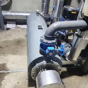 博鼎 240kw供暖水管道加热器 污水加热器 定制304不锈钢管道电加热炉