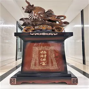 焕环祥|牛气冲天雕塑 树脂落地大摆件 仿铜装饰品 乔迁开业礼品 批发