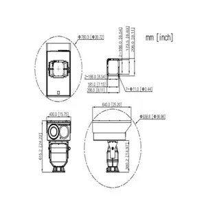 DH-TPC-PT8421B ���ȳ���۲���˫Ŀ������̨����� �ȳ���ֱ���400��300 �ȳ���ͷ����100mm