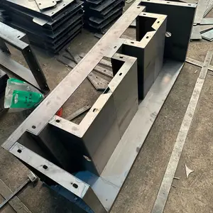 赤壁市混凝土预制穿线型电缆槽钢模具水泥浇筑成型电缆沟模板 京伟