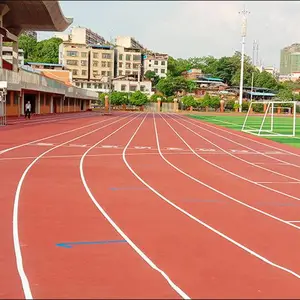透气型塑胶跑道厂家 田径场EPDM颗粒胶水全套材料供应
