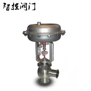 ZTRS-10K卫生级气动调节阀 不锈钢饮料流量控制调节阀厂家