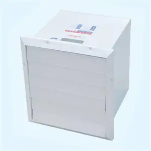 浙江伊贝XBDZ-2.5防爆方形壁式轴流风机自带百叶窗低噪音大风量