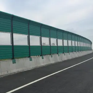 漳州微穿孔金屬吸音板 公路兩側(cè)聲屏障 噴塑景觀隔音墻廠家